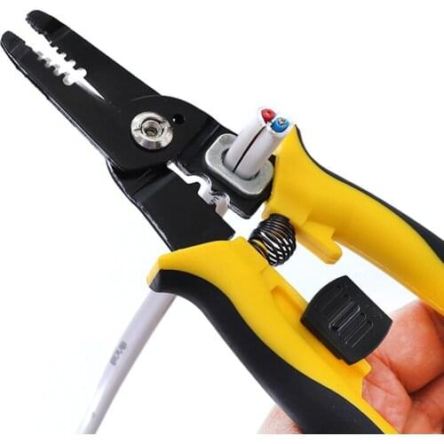 Wire Stripper Clamp Adjustable Stripping Length Wire and Cable Cutting Multi-functional Stripping Terminal 1/1.5/2/2.6mm Tool