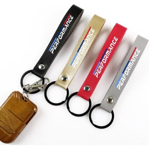 1PCS Car Logo Badge Auto Accessories For BMW M Power Performance M 1 3 4 5 6 7E Z X M3 M5 M6 Emblem Keychain Metal key ring