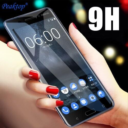 2pcs Hisomone 9H Tempered Glass For Nokia 6 2017 5 3 8 7 Screen Protector Anti Shatter Glass For Nokia 5 7 8 3 6 2017 Film