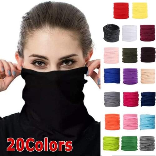 2021 Multifunctional Outdoor Sport Magic Scarf Neck Warmer Tube Hiking Cycling Face Head Wrap Cover Bandana Balaclava Headband