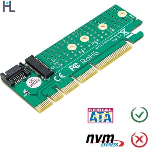 NGFF M.2 B key SATA Bus SSD to SATA3.0 Adapter Power Supply is from PCIe Slot for M.2 SSD
