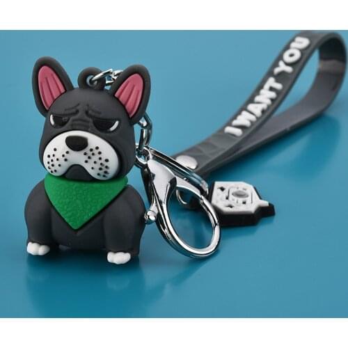 Cute Dog Doll Keychains Accessories Toy Dog Key Chains Pendant Fashion Childrens Gifts Key Rings Wholesale Llaveros