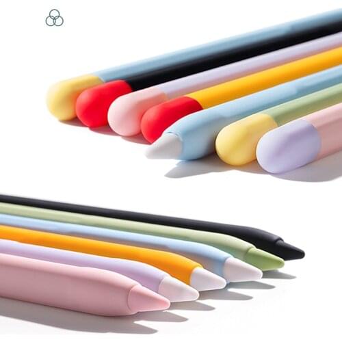 Cases for Apple Pencil 2 1st 2nd Case Soft Silicone Pencil Case for Ipad Air Pro 2020 Tablet Touch Pen Protective Sleeve Cover
