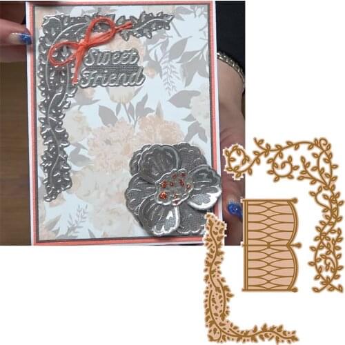 Delicate Decoration On Card Metal Cutting Dies Card Decoration Dies Cuts For Card Making 2020