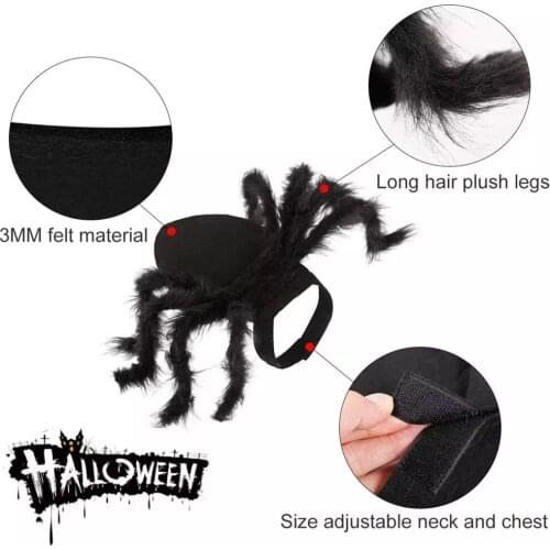 Halloween Pet Products Pet Cosplay Spider Costume Dog Cat Spider Party Clothes Endless Fun