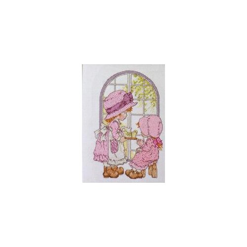 NN xiaoyi cotton self-matching cross stitch Cross stitch RS cotton comes with no prints Sarah Kay afternoon tea