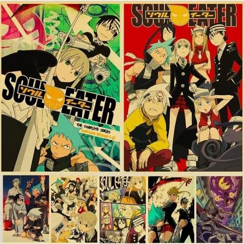 Canvas Painting Wall Art Classic Anime Soul Eater Posters and Prints Nordic Home Decoration Pictures Living Room Decor Gift