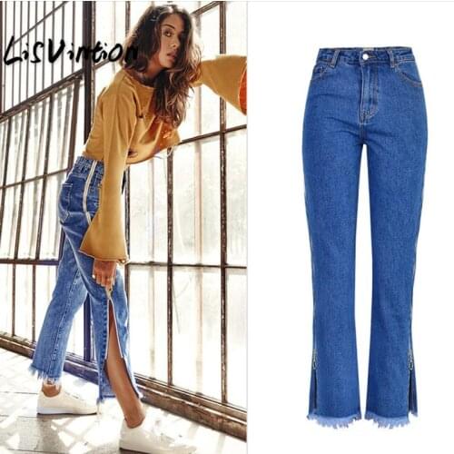 LisVintion Womens High Jeans