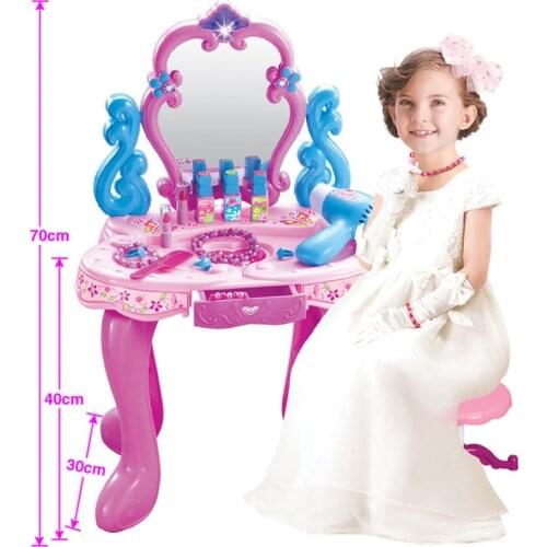 Simulation Dressing Table makeup toys pretend play childrens little princess educational toys girls dresser set gift toys