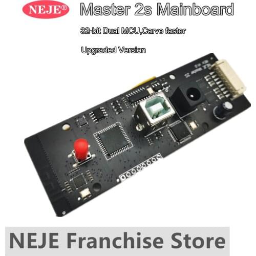 NEJE Upgraded Mainboard with 32-bit Dual MCU,Carve Faster,for Master 2S 7W/20W/3500mW CNC Laser Engraver Mainboard Replacement
