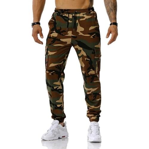 Mens Pants Sports Sweatpants Cotton Jogging Trousers Training Running Soccer Leisure Loose