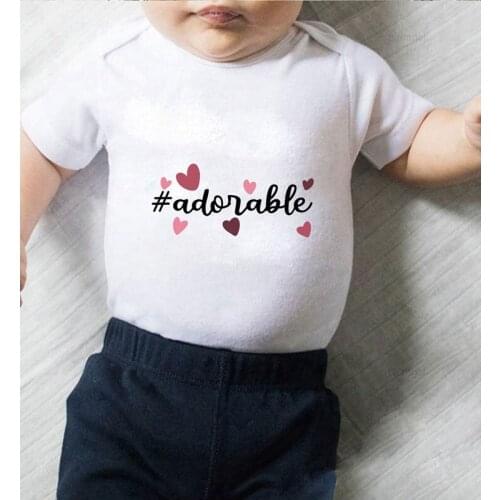 Newborn Girl Outfits Clothing for Babies One Piece Toddler Romper Winter Infant Boy Clothes Love Printing Kids Jumpsuits