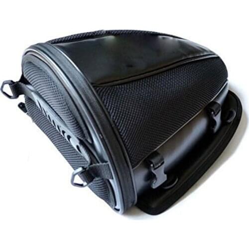 Low price Motor Saddlebag Tail Bag Rear Back Bag Seat Sports Carry Bag Waterproof Motorbike Bike Luggage Saddle Bag
