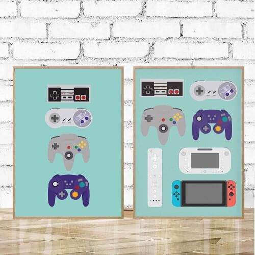 Gamer Room Poster Gamer Decoration Canvas Painting Game Playstation Pictures Hd Prints Wall Art Boys Bedroom Gaming Home Decor