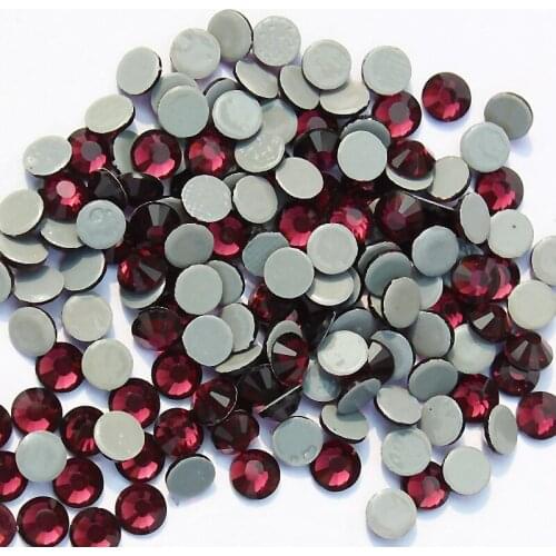 High Quality Crystal DMC Stones Amethyst Strass SS6 to SS30 Hotfix Rhinestones For garment accessories