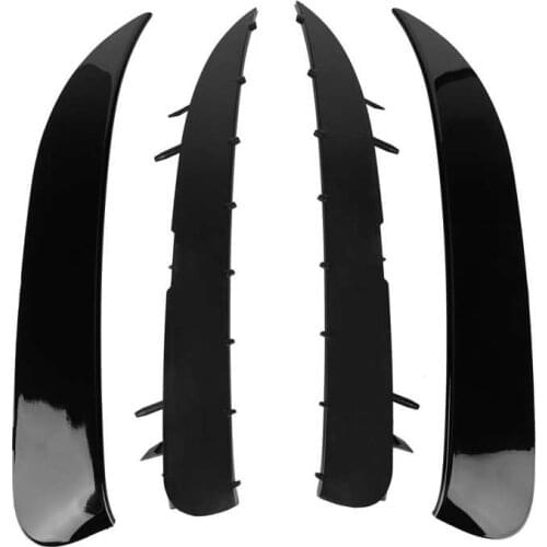 Rear Bumper Side Vent Canard Trims Replacement for Mercedes-Benz CLA-Class C117 Coupe AMG-Line CLA45 2013-2019 New