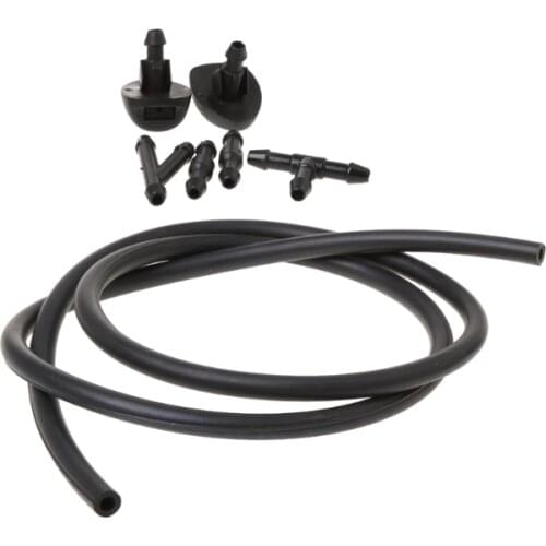 2 Pcs Windscreen Car Water Wiper Nozzle Mist Washer Spray Jet AP For Peugeot 307
