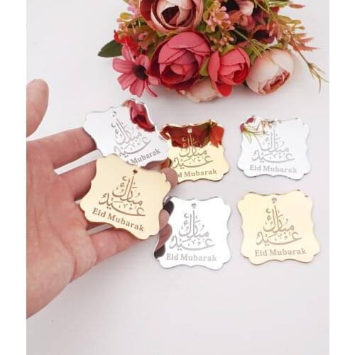 20pcs 5CM Personalized Name Sign with Hole Acrylic Mirror Customize Wedding Supplies Party Hanging 3D Crafts Deconation