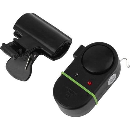 40%HOTElectronic LED Light Clip-onS1 Night Fishing Rod Fish Bite Sound Alarm Indicator