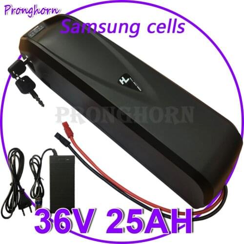 36V Hailong Samsung Battery 36V 10Ah 12Ah 13Ah 15Ah 18Ah 20Ah 25Ah E-Bike Battery fit 250W 500W 750W 1000W for BBS02 BBS03 BBSHD