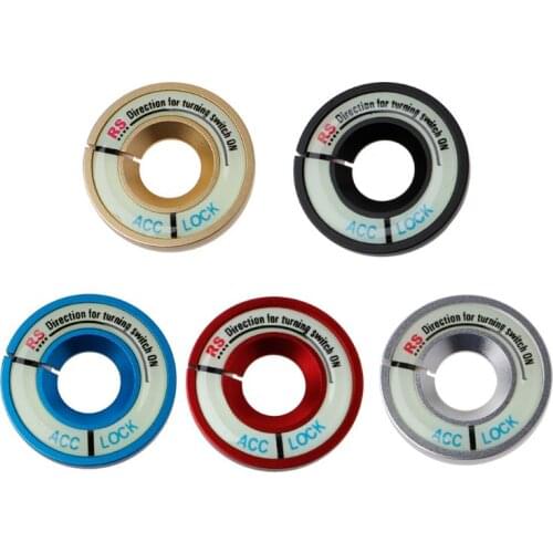 Car Luminous Key Hole Ring Switch Decor Sticker For Skoda Octavia Fabia YETI Passat Bora POLO GOLF 6MK5 MK6