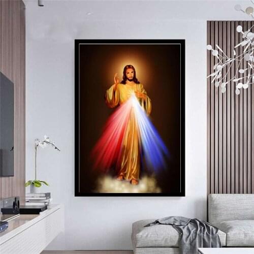 Religious Jesus Diy 5d diamond painting cross stitch 5D diy diamond embroidery full square round diamond home decoration gift