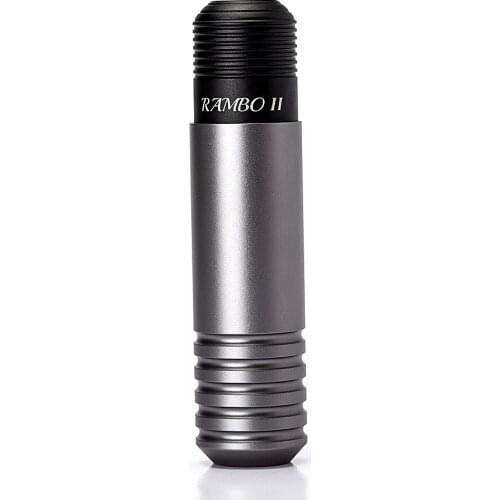 EZ Rambo Pen II Rotary Cartridge Tattoo Pen Machine Unlock Japan DC Coreless Motor RCA Connection Matte Black & Gray Color
