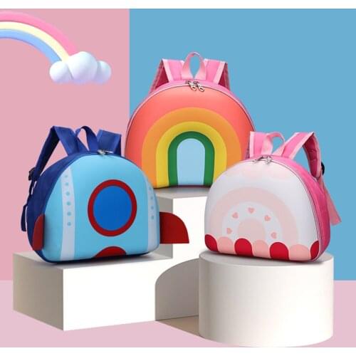 Fashion Children Kindergarten 3D Cute Cartoon Printing Backpack Casual Small Shoulder Crossbody Messenger School Bag Rucksack