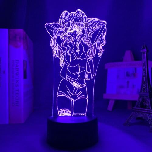 3d Light Anime Bleach Neliel Tu for Home Decoration Nightlight Cool Birthday Gift Acrylic Led Night Lamp Neliel Tu Bleach