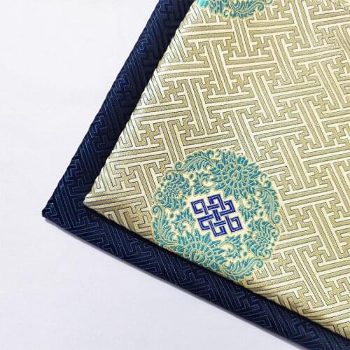 Brocade jacquard pattern fabrics handmade design clothing fabric for sewing cheongsam cushion DIY patchwork damask material
