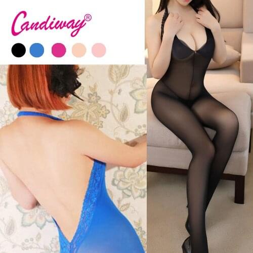 Sexy All-in-One Floral Lace bodystocking Sheer Suspender Bodystocking sleeveless Bodysuit Lingerie Sexy Erotic Open Crotch