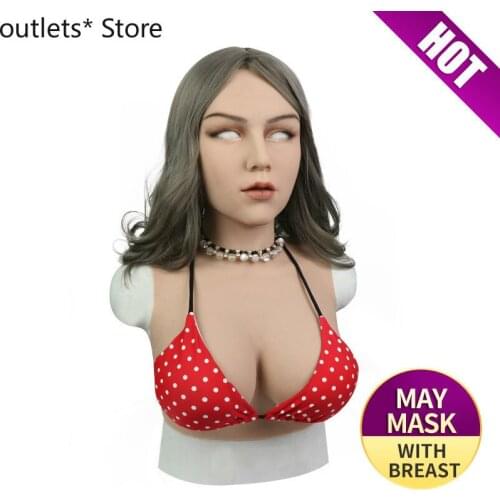 Silicone Mask Crossdressing Silicone Female Realistic Skin for Party Crossdresser Shemale Masquerade Fetish Transgender