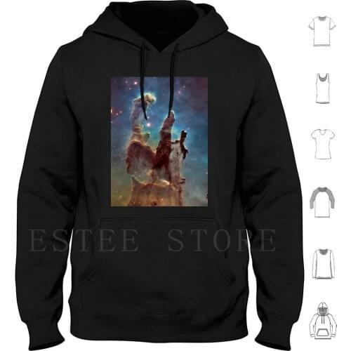 Pillars Of Creation Hoodies Bleusky Pillars Of Creation Universe Stars Galaxy Planets Space Eagle Nebula 16 M16