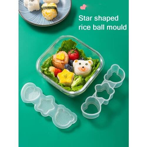 Vanzlife Star shaped rice ball mold DIY modeling tool for home Porphyra lunch creative cooking rice sushi device Kitchen tools