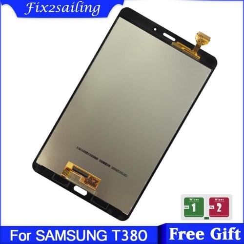 For Samsung Galaxy Tab A 8.0 2017 SM-T380 SM-T385 T380 T385 LCD Display + Touch Screen assembly Replacement Black / White