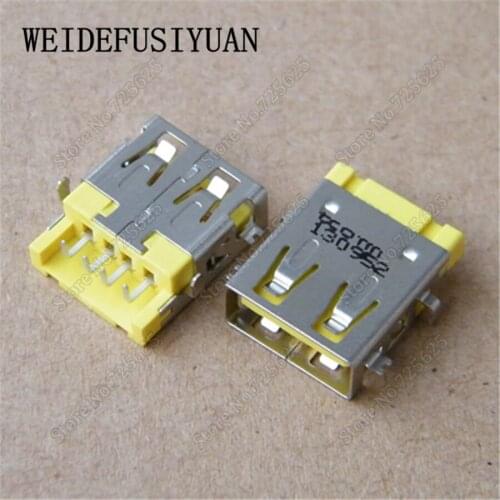 10-50pieces/lot USB 2.0 Jack connector usb Port Socket For Lenovo Asus Acer Dell HP U4002