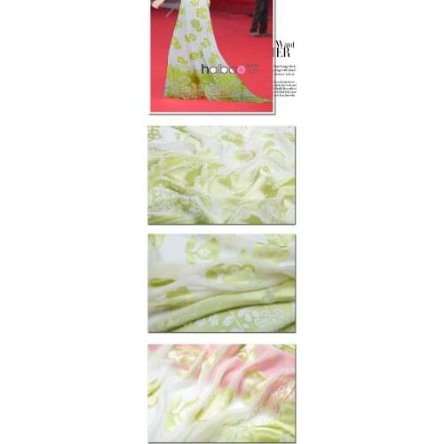 100% Pure mulberry Simple flowers Silk rag fabric so feeling silk clothes A76