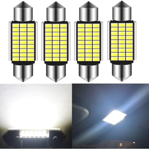 4x Car Interior Light 31mm 36mm 39mm 41mm Festoon Lights C5W C10W for Mercedes Benz W221 W210 W212 W203 W205 W124 W163 A C E SLK