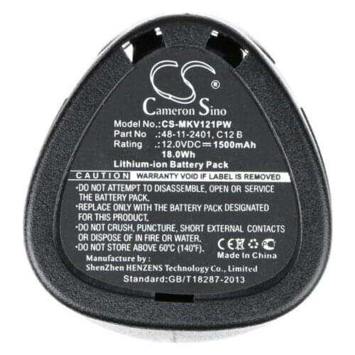 Cameron Sino 1500mAh battery for MILWAUKEE 2207-20 2207-21 2238-20 2238-21 2239-20 2239-21 2276-20NST 2276-21 2276-21NST