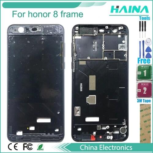 B quality Original Phone For Huawei Honor 8 Back Housing Frame Screen Supporting With Tools