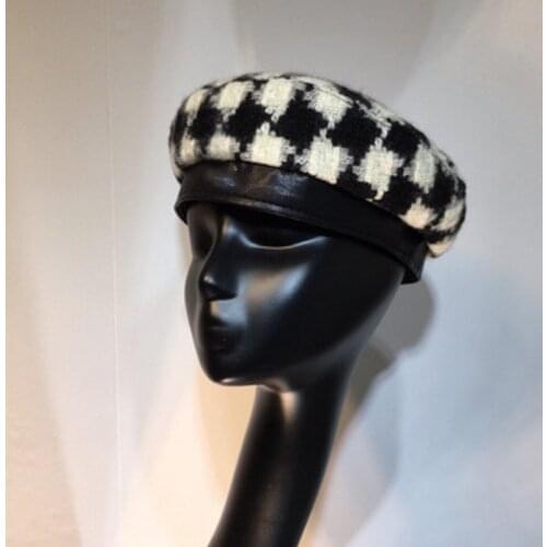 Berets For Womens Spring Summer Sunhat Net Red Beret Female Navy Hat Fashionable Casual Octagonal Retro Hats Peaked Cap