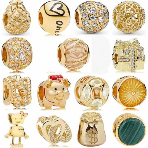 DIY Charm Shine Bella Bot Robot Intertwining Radiance Sunshine Piggy Bank 925 Sterling Silver Bead Fit Fashion Bracelet Jewelry