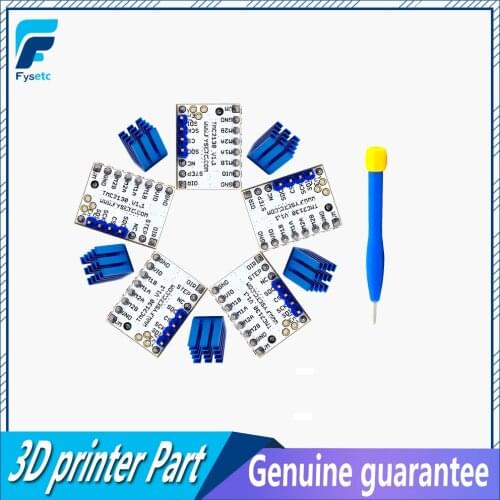50pcs TMC2130 V1.1 Stepstick Stepper Motor Driver For SPI Function + Heat Sink Step Stick Protector VS TMC2130 V1.0 TMC2208