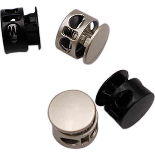 Coolstring 1.2CM*10MM Boot Ropes Elastic Metal Aglets Sneaker Laces Convenient Buckle For Lazier 2Pcs/Pair Easy Cordones Tie