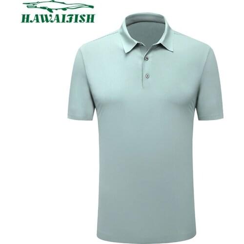 Hawaifish brand polo t shirt male 2021 New Summer High Quality Men Polo Shirts Casual Business Social hot sale Short Sleeve
