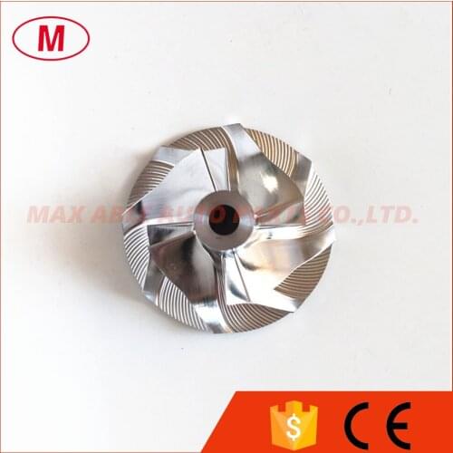 RHF3 25.50/36.95mm 4+4 blades Turbo Billet compressor wheel/Aluminum 2618/Milling compressor wheel for ISU/ZU CIFU TURBO/CHRA