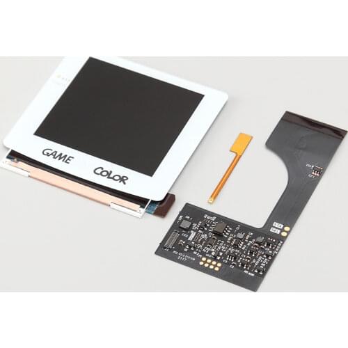 GBC RETRO PIXEL IPS LCD KIT FOR NINTEND GAMEBOY COLOR High Light Backlight Display SCREEN KIT BRIGHTNESS ADJUSTMENT