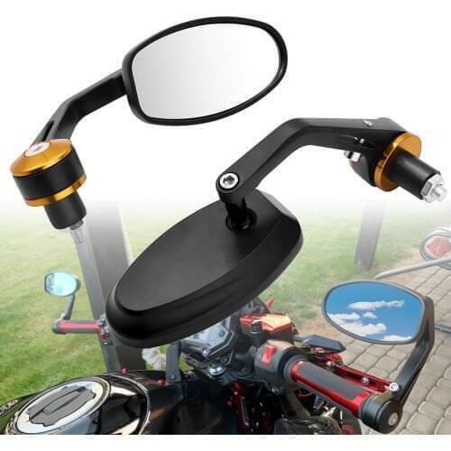 Motorcycl Side Mirrors Handle Bar End CNC Aluminum Rearview Mirror For Piaggio Vespa GTS GTV LX 60 125 250 300 Primavera Sprint
