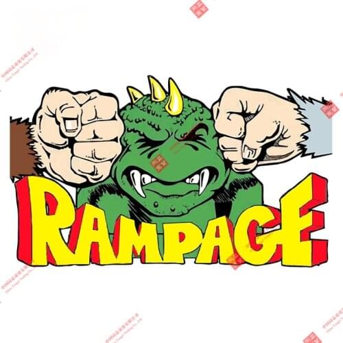 Cartoons Car Sticker Rampage Arcade Games Car Styling Vinyl Motorcycl Decals Cover Scratches Waterproof PVC