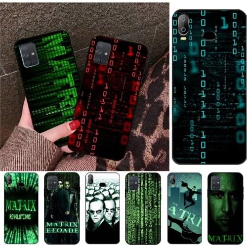 The Matrix pattern Custom Photo Soft Phone Case For Samsung A10 A20 A30 A40 A50 A70 A80 A71 A91 A51 A6 A8 2018